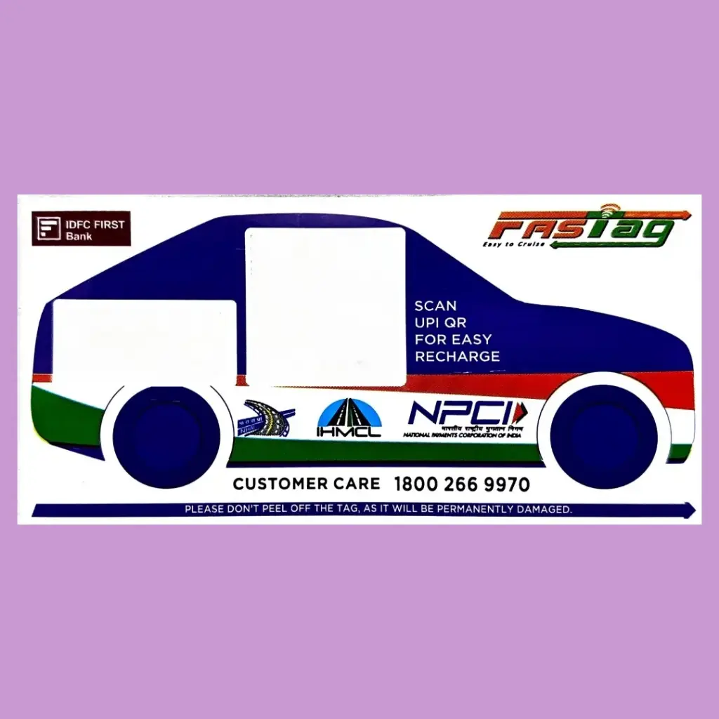 Fastag for Car, Jeep and Van etc.